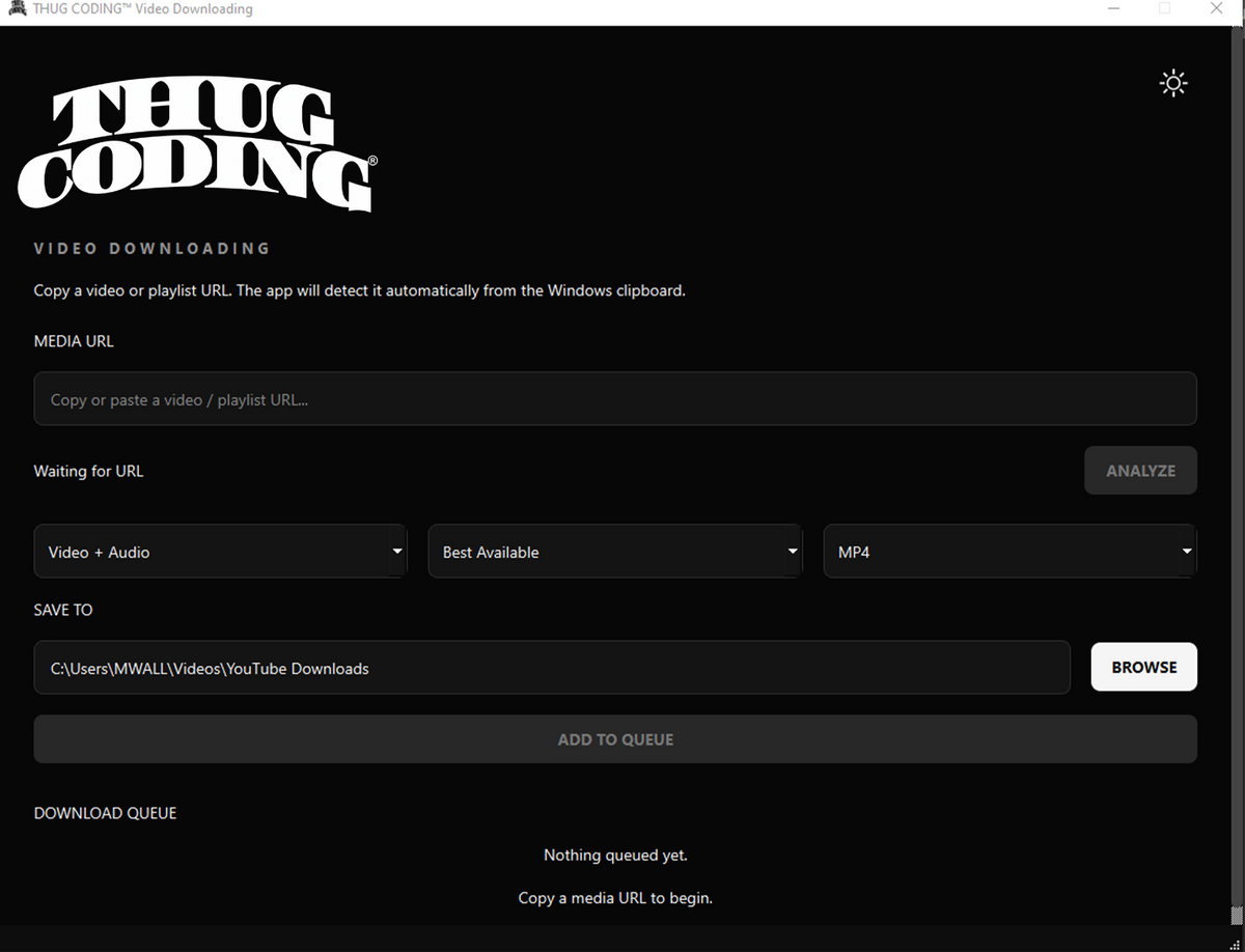 THUG CODING® Downloading