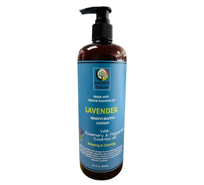 Lavender -Body Lotion Infused with Rosemary & Peppermint Essential Oil